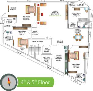 Project Image of 624.0 - 1339.0 Sq.ft 2 BHK Apartment for buy in Metro Sairah