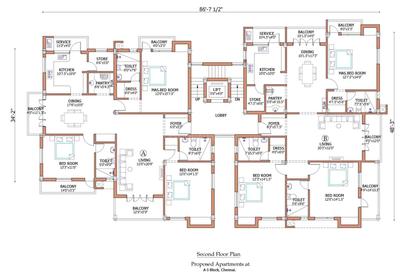 Project Image of 0.0 - 2200.0 Sq.ft 3 BHK Apartment for buy in Firm Prasantham