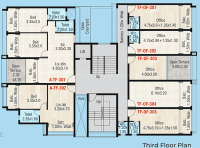 Project Image of 613.87 - 1106.64 Sq.ft 1 BHK Apartment for buy in Kharangate Silicon Valley