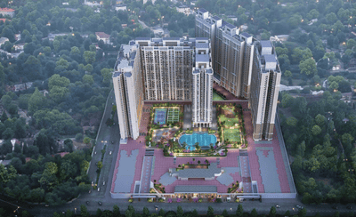 Project Image of 592.0 - 1033.0 Sq.ft 2 BHK Apartment for buy in Dosti West County Phase 2 Dosti Cedar