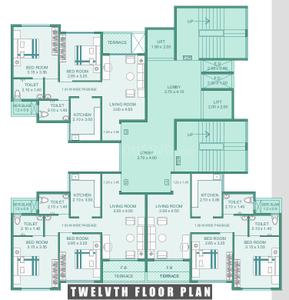 Project Image of 1050 Sq.ft 2 BHK Apartment / Flat for sale in Kamothe for Rs. 12000000