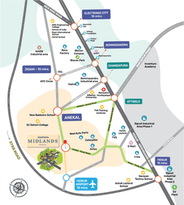 Manyata Midlands Location Plan 2