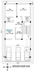 G K Sri Sai Kubera Block A And B Cluster Plan For Ground Floor 1