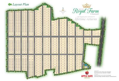 Project Image of 2718.0 - 5445.0 Sq.ft Residential Plot Plot for buy in Apple Gate Royal Farm