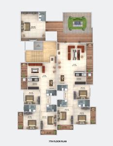 Project Image of 953.9 - 1177.36 Sq.ft 3 BHK Apartment for buy in Amar Bhupali C H S