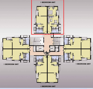 Project Image of 820.0 - 2760.0 Sq.ft 1 BHK Apartment for buy in Ansal Fairway Apartment