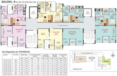 Project Image of 187.0 - 258.0 Sq.ft 1 RK Apartment for buy in Mantra Magic Phase 2 Wing B