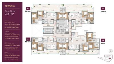 Project Image of 1288.99 - 1785.75 Sq.ft 3 BHK Apartment for buy in Adani The Marq
