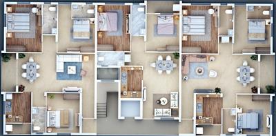 Project Image of 1020.0 - 1458.0 Sq.ft 2 BHK Apartment for buy in Sathya Elegant