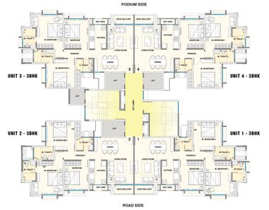 Project Image of 754.0 - 1610.0 Sq.ft 2 BHK Apartment for buy in Ashwin Sheth Vasant Lawns