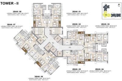 Project Image of 413.0 - 962.0 Sq.ft 1 BHK Apartment for buy in Aveon City