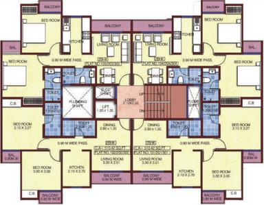 Project Image of 356.0 - 358.0 Sq.ft 1 BHK Apartment for buy in Enkay Garden Zenia