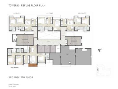 Project Image of 448.1 - 927.42 Sq.ft 1 BHK Apartment for buy in Kalpataru Sector 5 Wing D E And F
