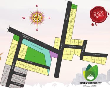 Project Image of 650.0 - 3485.0 Sq.ft Residential Plot Plot for buy in Indira Happinest Phase 1