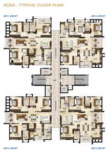 Project Image of 1530 Sq.ft 2 BHK Apartment / Flat for sale in Kondapur for Rs. 14582500