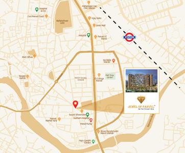 Project Image of 1450 Sq.ft 3 BHK Apartment / Flat for sale in Panvel for Rs. 15700000