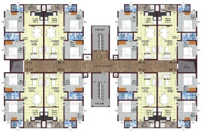Project Image of 0.0 - 729.0 Sq.ft 2 BHK Apartment for buy in Confident Freesia