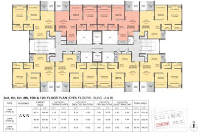 Project Image of 498.0 - 512.9 Sq.ft 1 BHK Apartment for buy in Kohinoor Tinsel County Phase I