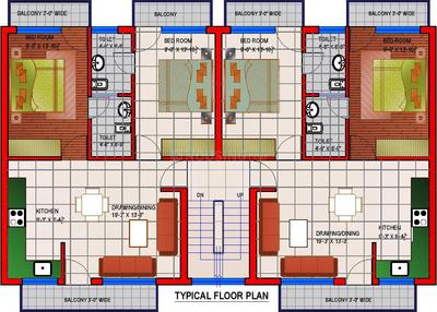 Project Image of 623.0 - 640.0 Sq.ft 2 BHK Apartment for buy in Dara Gold Homes