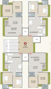 Project Image of 0.0 - 632.0 Sq.ft 2 BHK Apartment for buy in Om Developers Aavkar Residency