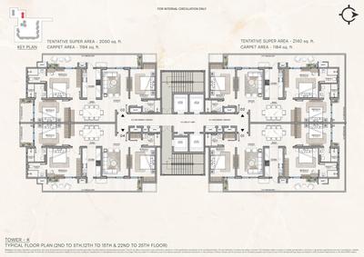 Project Image of 2100 Sq.ft 3 BHK Apartment / Flat for sale in PR7 Airport Road for Rs. 18500000