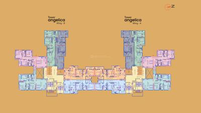 Project Image of 791.0 - 962.0 Sq.ft 2 BHK Apartment for buy in Ruchi Angelica Tower