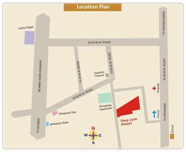 Project Image of 0.0 - 910.0 Sq.ft 2 BHK Apartment for buy in Nisarg Deep Jyoti Kalash
