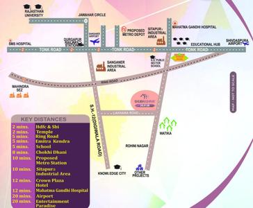 Project Image of 478.0 - 589.0 Sq.ft 2 BHK Apartment for buy in Shubhashray Jaipur Phase 1A