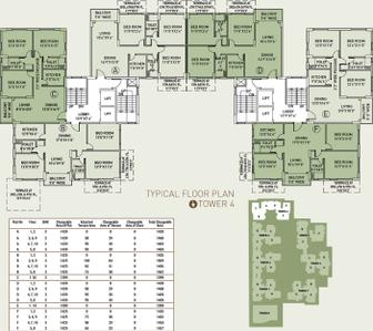 Project Image of 1399.0 - 2605.0 Sq.ft 3 BHK Apartment for buy in Arch Starwood Tower 1 To 7