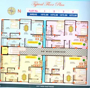 Project Image of 0.0 - 1075.0 Sq.ft 2 BHK Apartment for buy in Nirvana Trident