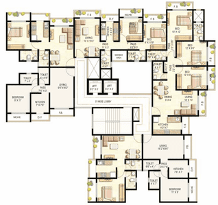 Project Image of 950 Sq.ft 2 BHK Apartment / Flat for sale in Virar West for Rs. 4350000