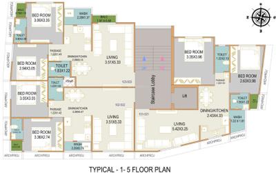 Project Image of 609.13 - 666.61 Sq.ft 2 BHK Apartment for buy in Astha Tulsivan