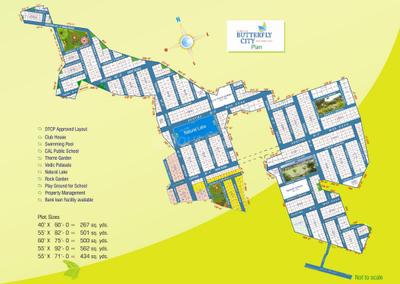 Project Image of 1800.0 - 4500.0 Sq.ft Residential Plot Plot for buy in Fortune Butterfly City