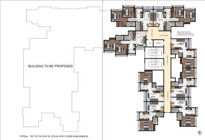 Project Image of 410.0 - 630.0 Sq.ft 1 BHK Apartment for buy in Jai Bhawani Olivia Bliss