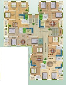 Project Image of 625.11 - 1279.33 Sq.ft 1 BHK Apartment for buy in Shree Gopinath Apartment
