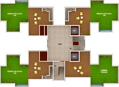 Project Image of 801 Sq.ft 2 BHK Apartment / Flat for sale in Kondhwa for Rs. 6400000