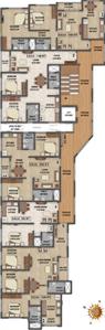Project Image of 484.16 - 1006.75 Sq.ft 1 BHK Apartment for buy in Hithaishi Twins Paradise