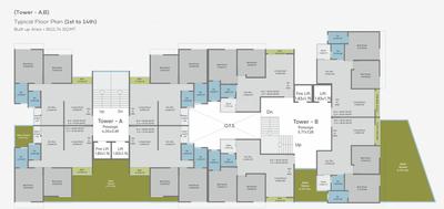 Project Image of 608.48 - 618.39 Sq.ft 2 BHK Apartment for buy in Shreeji Sundaram Skyline