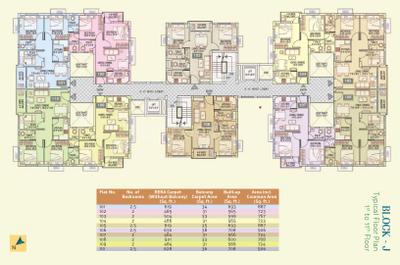 Project Image of 723.0 - 1284.0 Sq.ft 2 BHK Apartment for buy in Fortune Heights Phase II