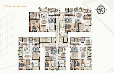 Project Image of 2288.0 - 5078.0 Sq.ft 3 BHK Apartment for buy in Pradeep Bliss