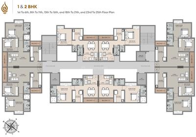 Project Image of 386.85 - 618.06 Sq.ft 1 BHK Apartment for buy in Siyara Avantika