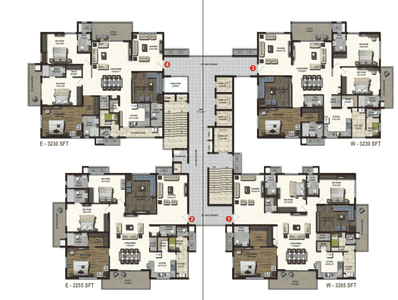 Project Image of 1890.0 - 4085.0 Sq.ft 3 BHK Apartment for buy in Lansum Etania