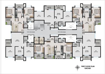 Project Image of 645.0 - 900.0 Sq.ft 1 BHK Apartment for buy in Pawa Blossom