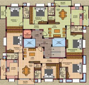 Project Image of 1764.0 - 1854.0 Sq.ft 3 BHK Apartment for buy in Muktha Rithvich