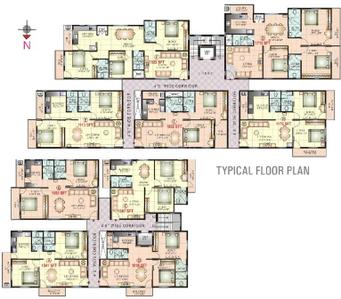 Project Image of 1007.0 - 2056.0 Sq.ft 2 BHK Apartment for buy in Vaishnavi Constructions Prakash Emerald Phase 2