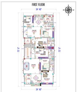 Project Image of 650.0 - 865.0 Sq.ft 2 BHK Apartment for buy in SCC Prananya Avantra Apartments