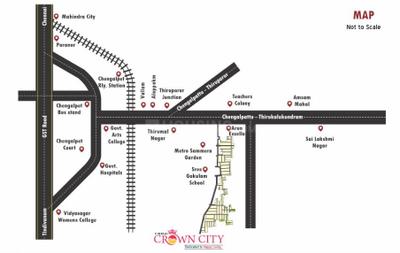 Project Image of 600.0 - 2100.0 Sq.ft Residential Plot Plot for buy in Sameera Chengai Crown City Phase I
