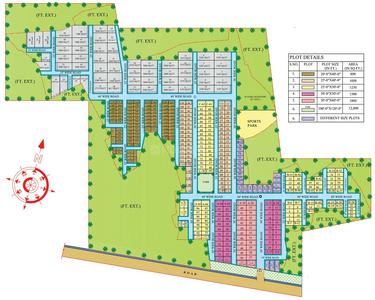 Project Image of 800.0 - 1800.0 Sq.ft Residential Plot Plot for buy in Kanchhal Jasmine Estate