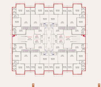 Sthapak Harmony Cluster Plan from 2nd to 7th Floor 1