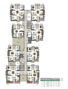 Project Image of 1250.0 - 1980.0 Sq.ft 2 BHK Apartment for buy in Aparna Kanopy Marigold